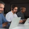cheerful-call-center-operators-working-process cheerful-call-center-operators-working-process